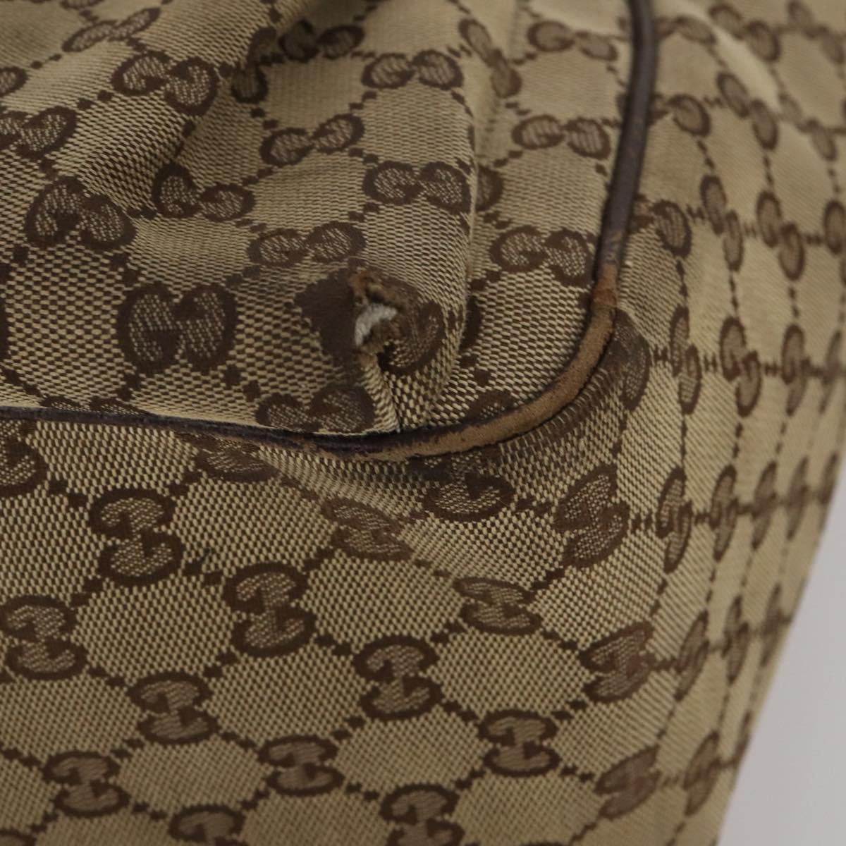 GUCCI GG Canvas Web Sherry Line Shoulder Bag 3 Set Beige Navy Auth 180976