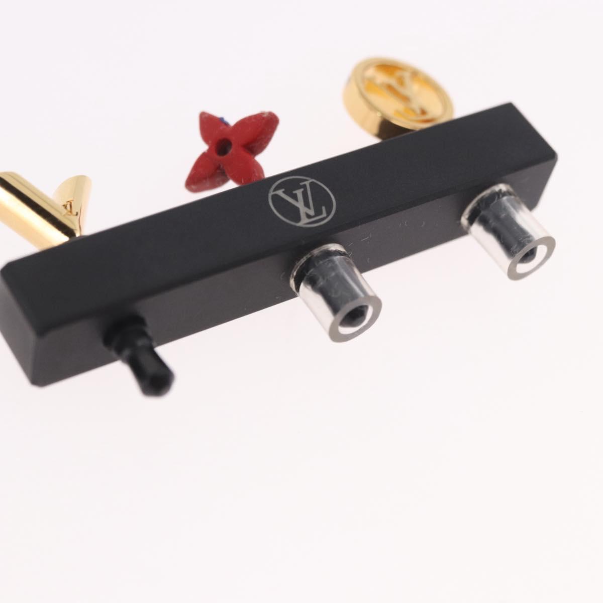 LOUIS VUITTON Earphone Jack metal Gold M61014 LV Auth 181106