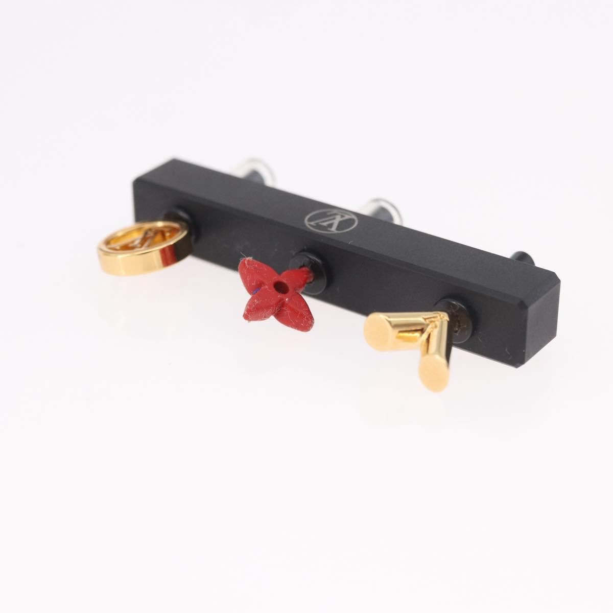 LOUIS VUITTON Earphone Jack metal Gold M61014 LV Auth 181106