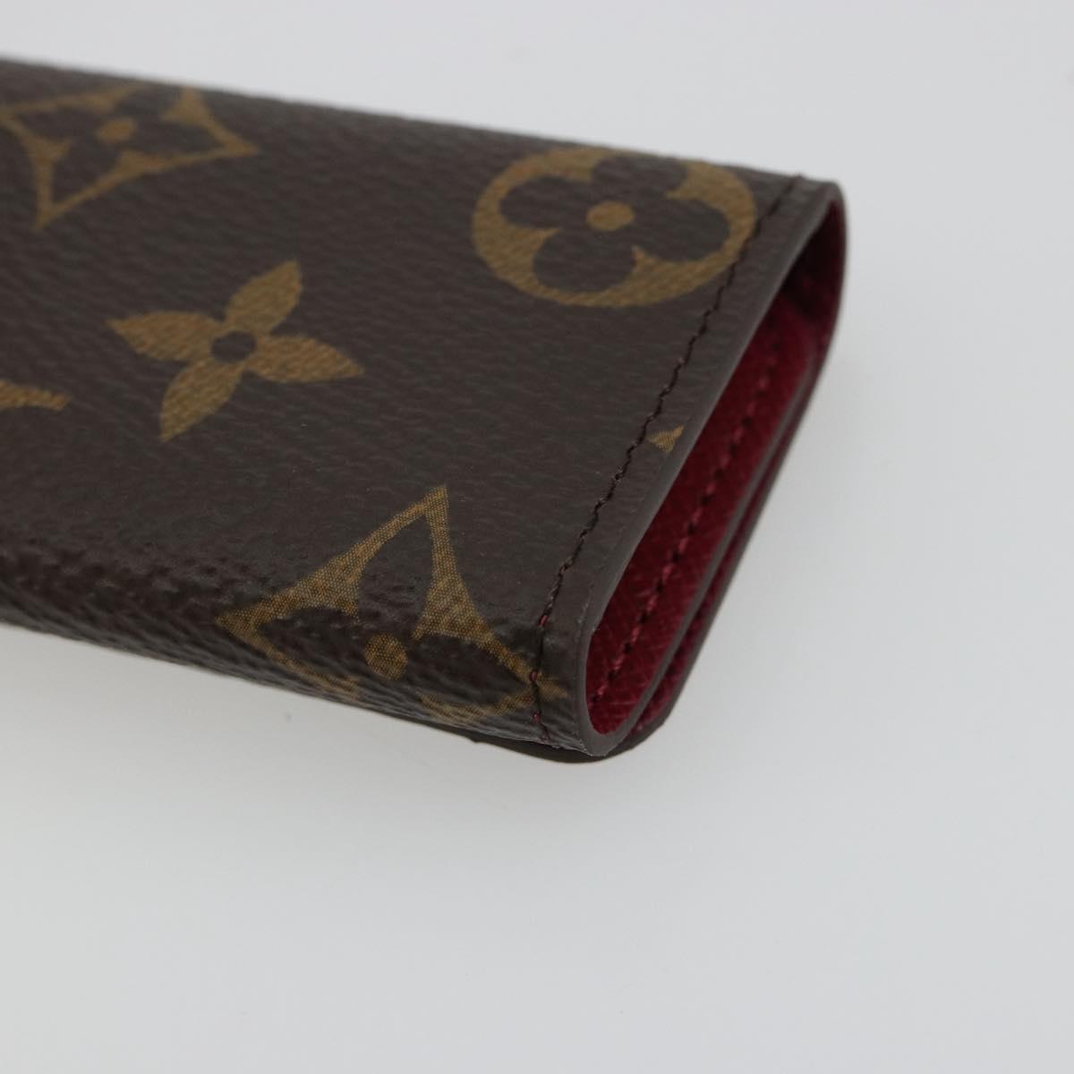 LOUIS VUITTON Monogram Multicles 4 Key Case Fuchsia M62631 Auth 181113V