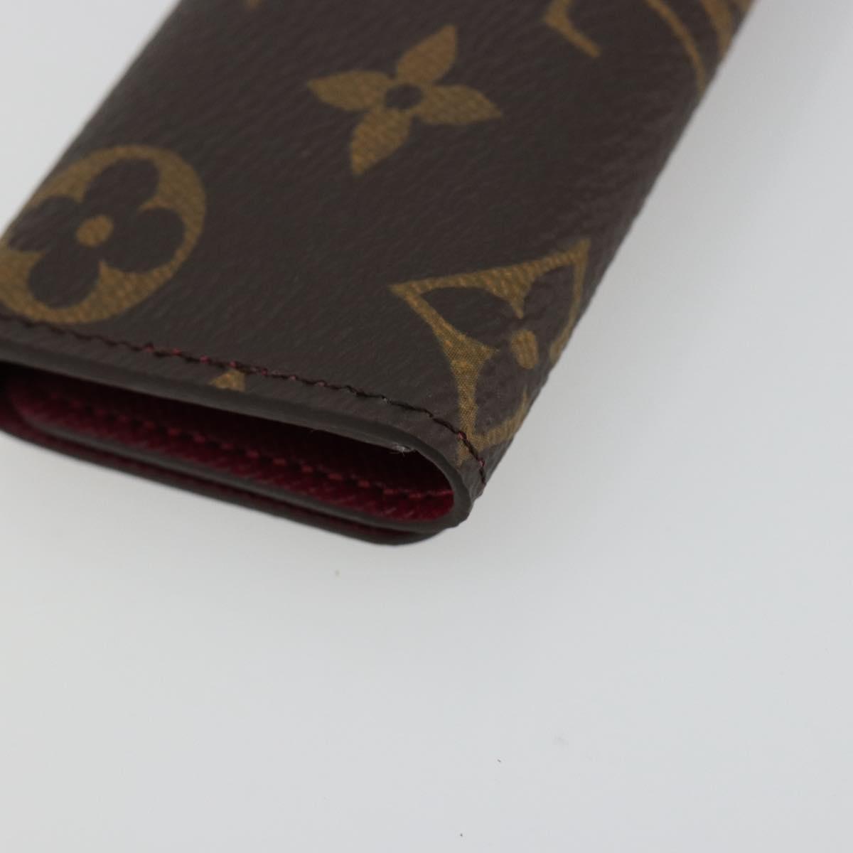 LOUIS VUITTON Monogram Multicles 4 Key Case Fuchsia M62631 Auth 181113V