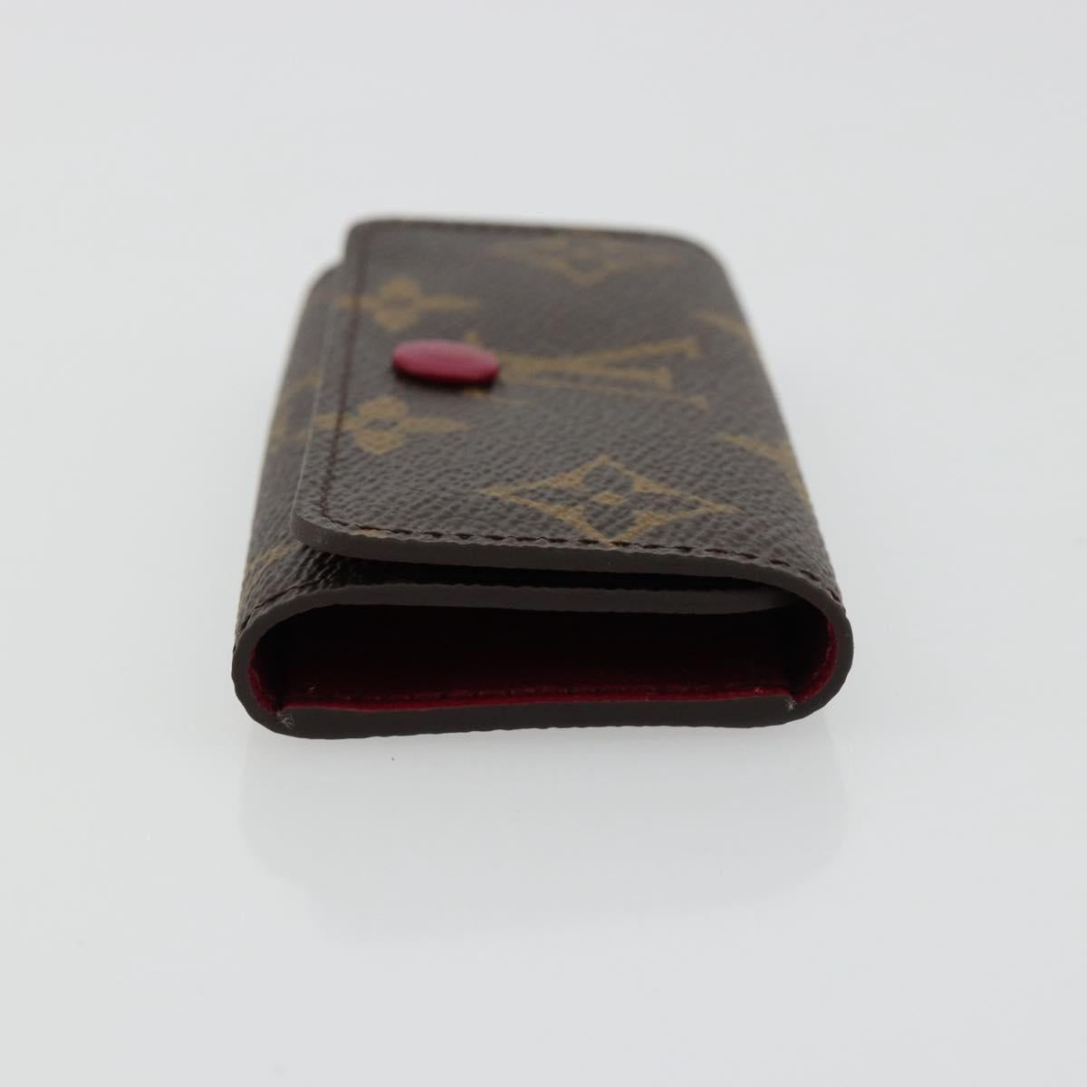 LOUIS VUITTON Monogram Multicles 4 Key Case Fuchsia M62631 Auth 181113V