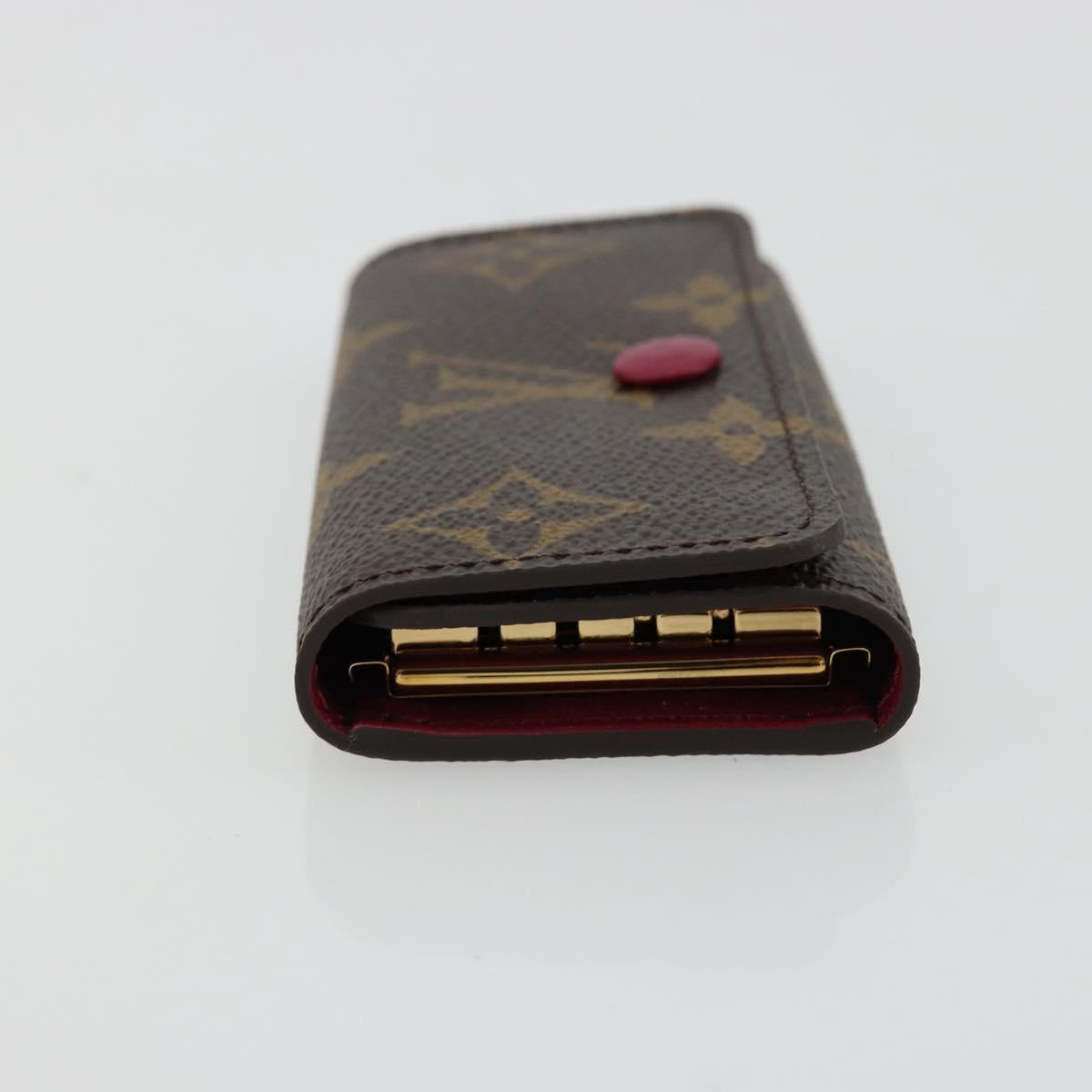 LOUIS VUITTON Monogram Multicles 4 Key Case Fuchsia M62631 Auth 181113V