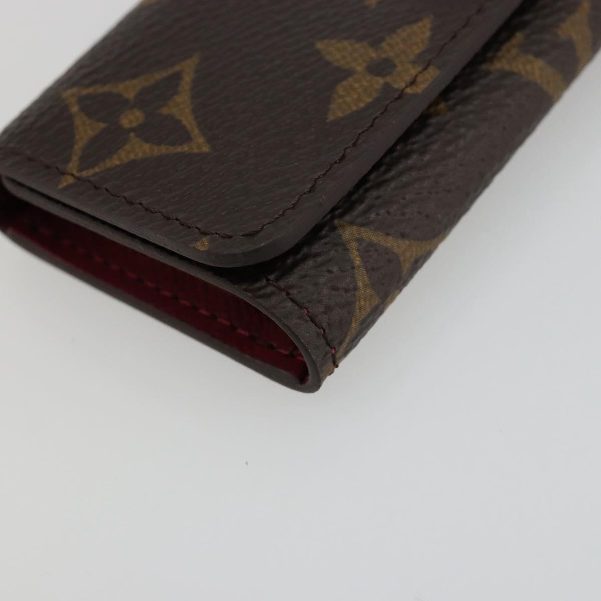 LOUIS VUITTON Monogram Multicles 4 Key Case Fuchsia M62631 Auth 181113V