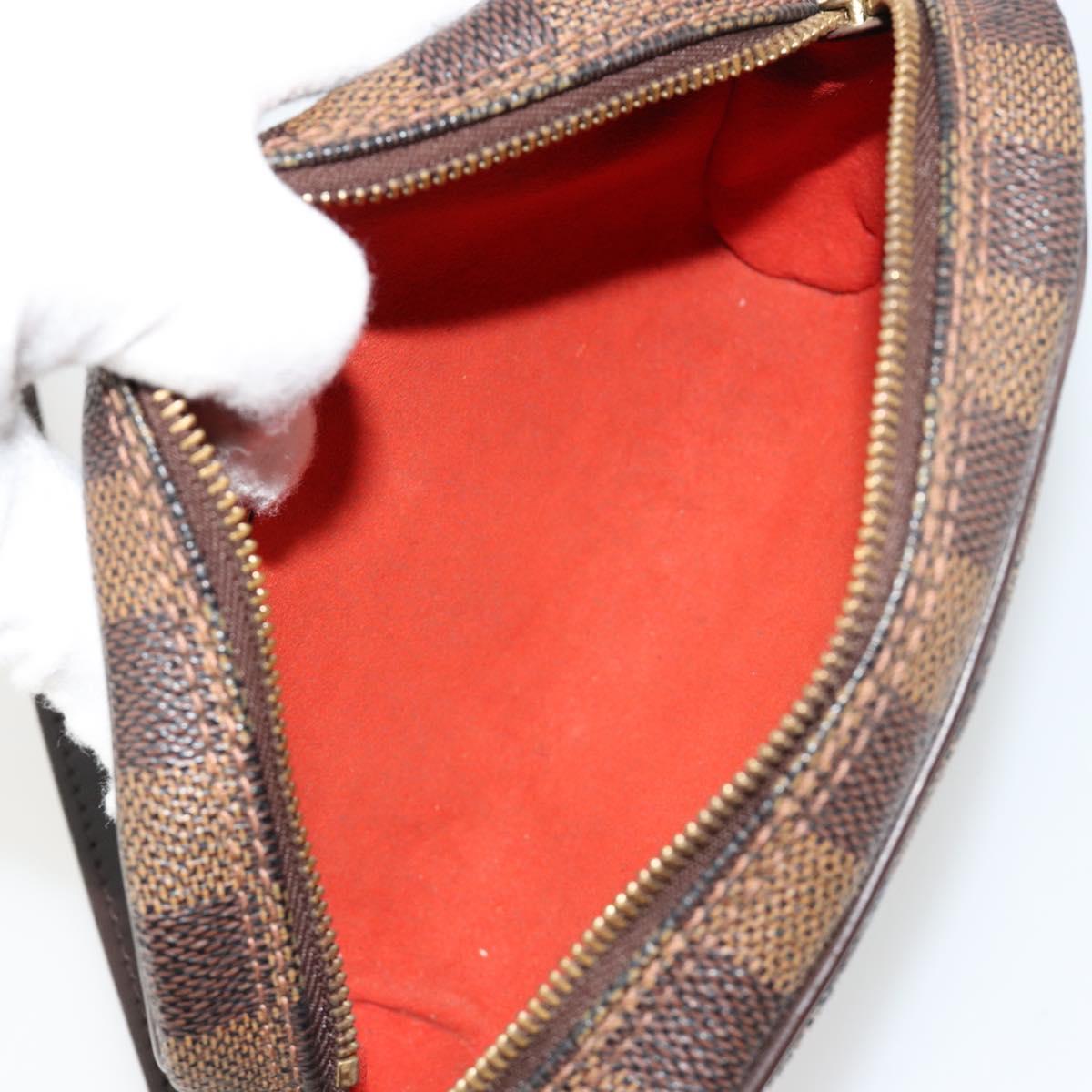 LOUIS VUITTON Damier Ebene Pochette Ipanema Shoulder Bag N51296 LV Auth 181114A