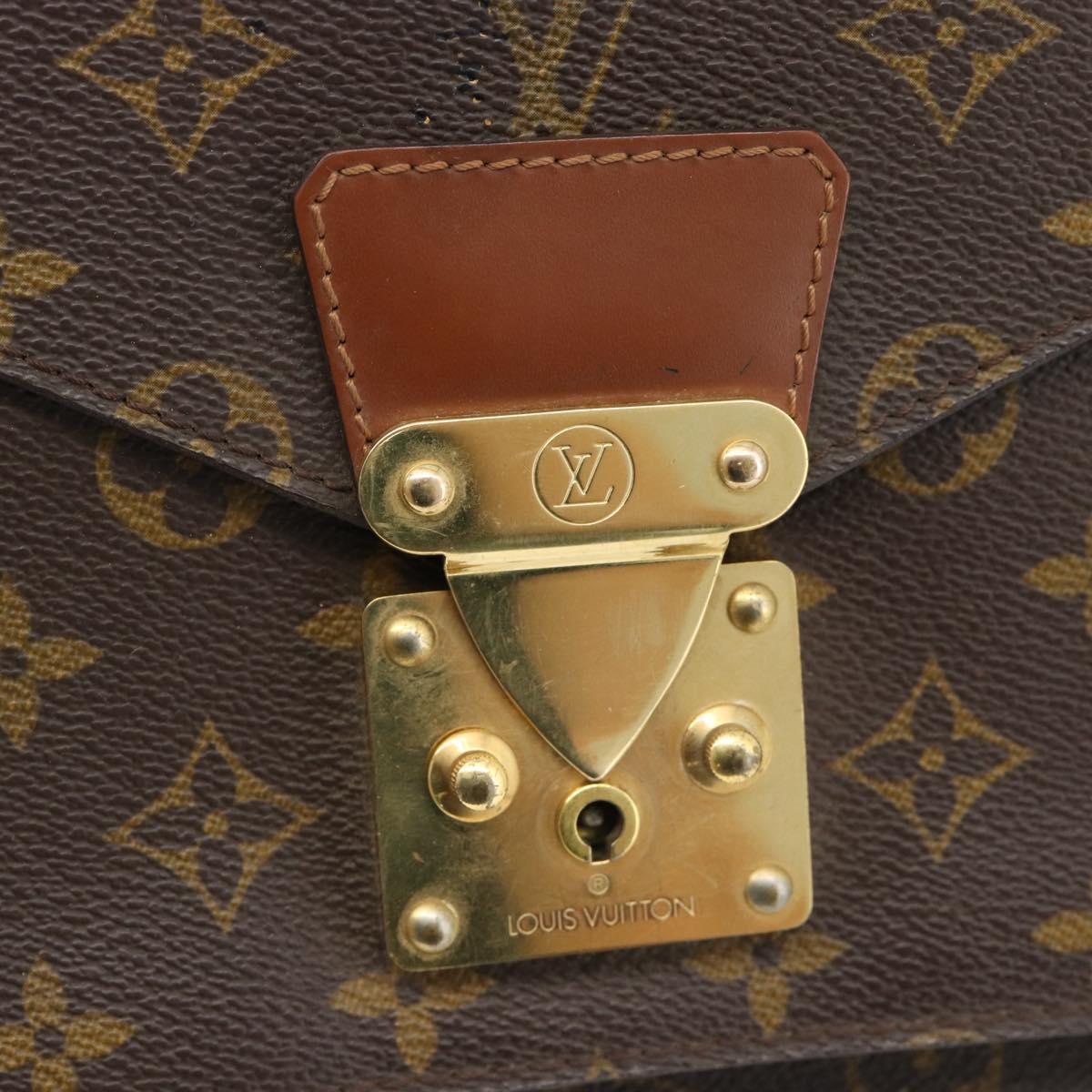 LOUIS VUITTON Monogram Monceau 28 Hand Bag M51185 LV Auth 181124