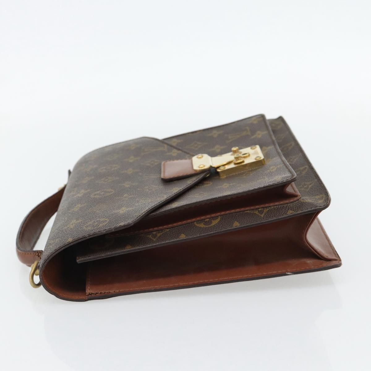 LOUIS VUITTON Monogram Monceau 28 Hand Bag M51185 LV Auth 181124