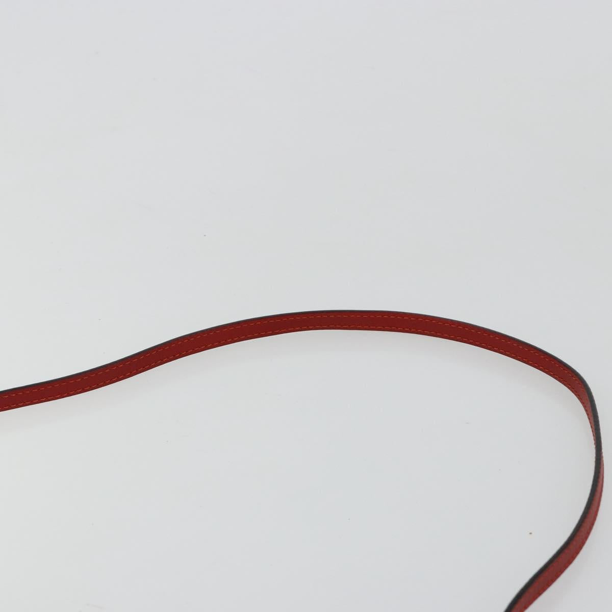 Salvatore Ferragamo Hand Bag Leather 2way Gold Red Auth 181127A