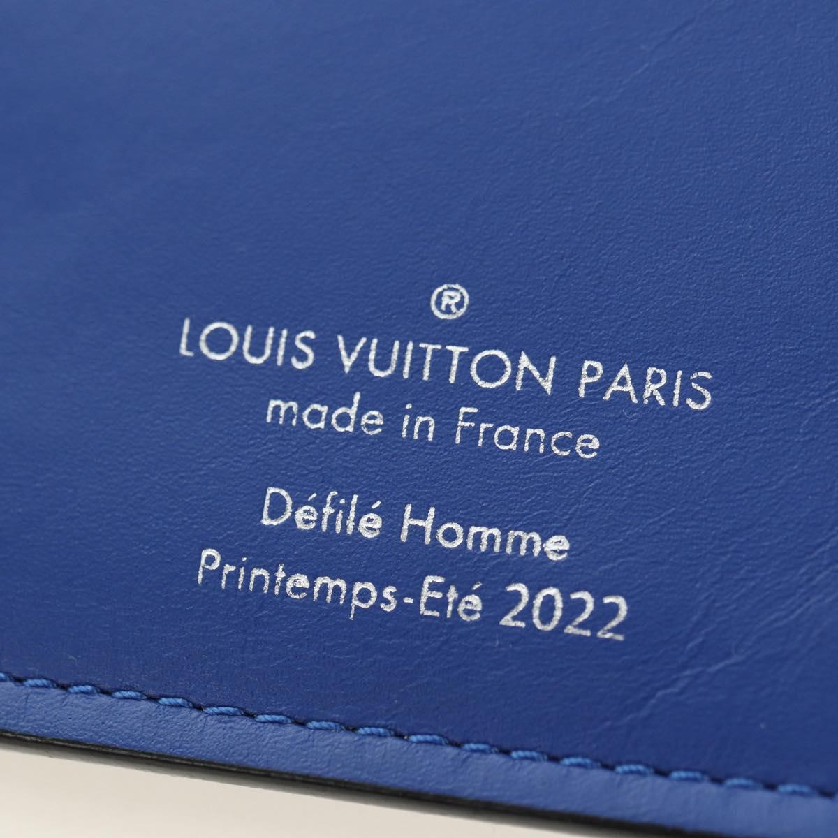 LOUIS VUITTON Taurillon Illusion Portefeuille Plaza Wallet M81255 Auth 181140M