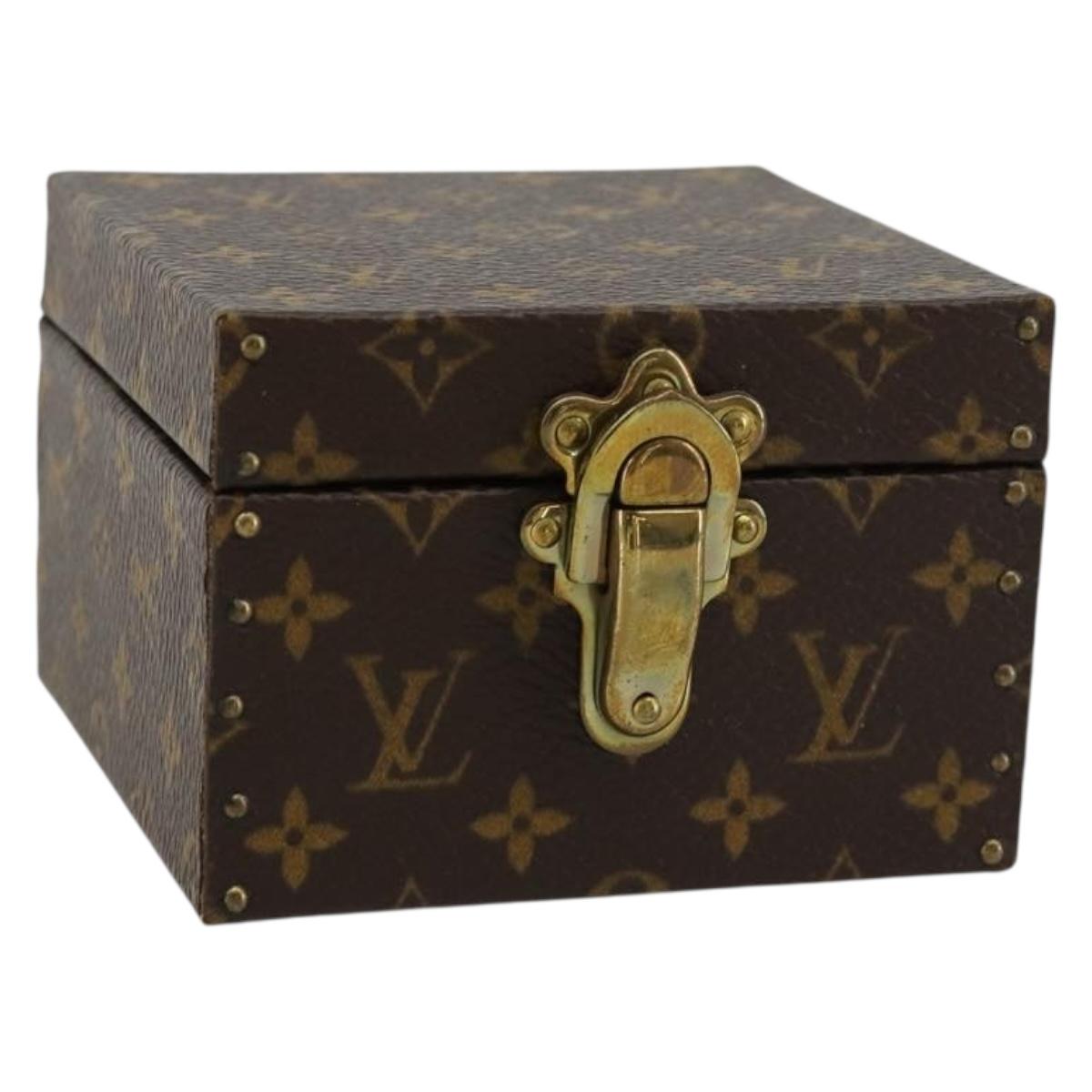LOUIS VUITTON Monogram Eccrine Declaration Jewelry Box M21010 LV Auth 181141V