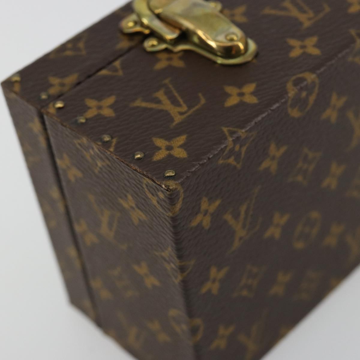 LOUIS VUITTON Monogram Eccrine Declaration Jewelry Box M21010 LV Auth 181141V