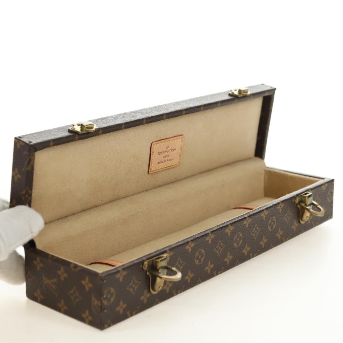 LOUIS VUITTON Monogram Jewelry case Jewelry Box LV Auth 181142SAV