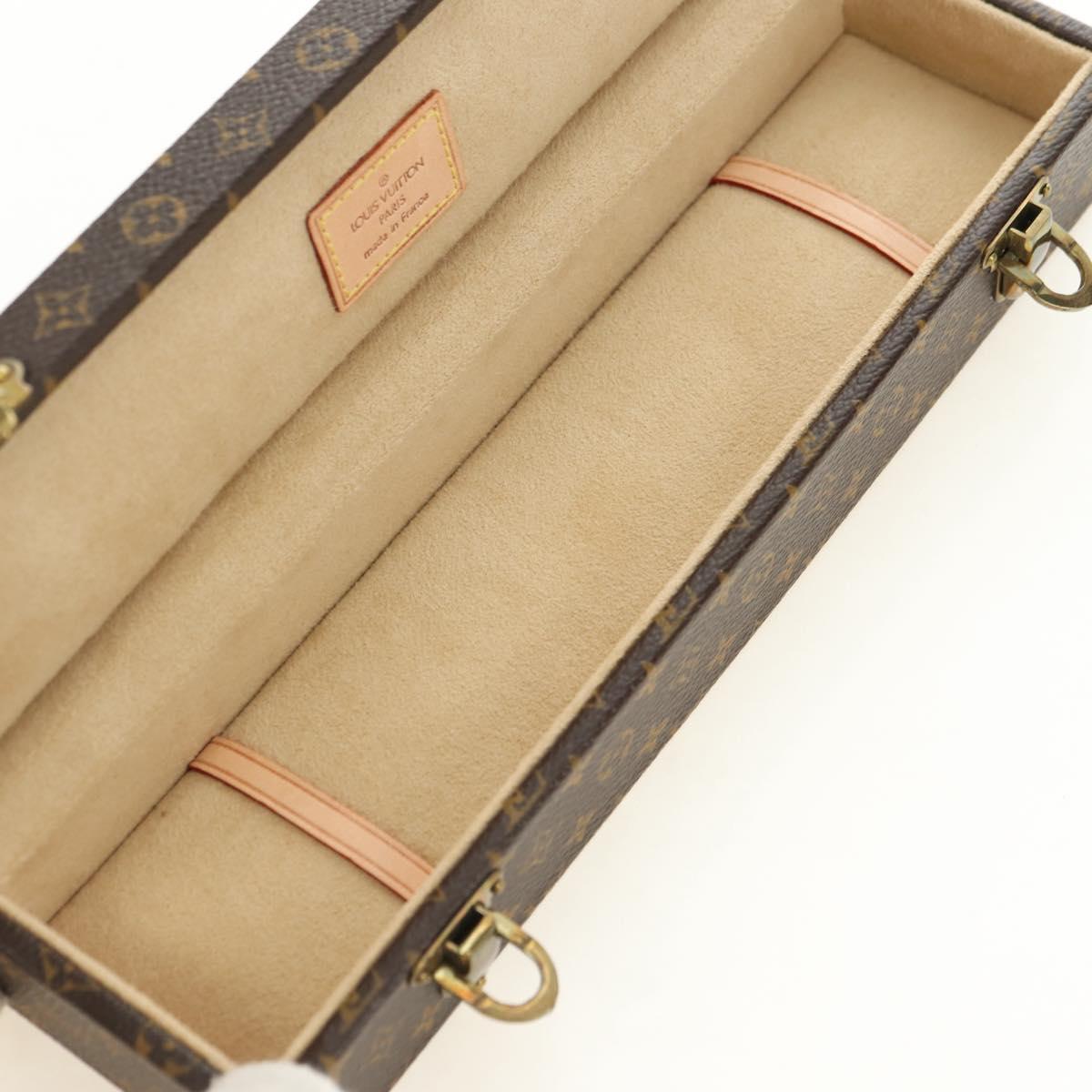 LOUIS VUITTON Monogram Jewelry case Jewelry Box LV Auth 181142SAV
