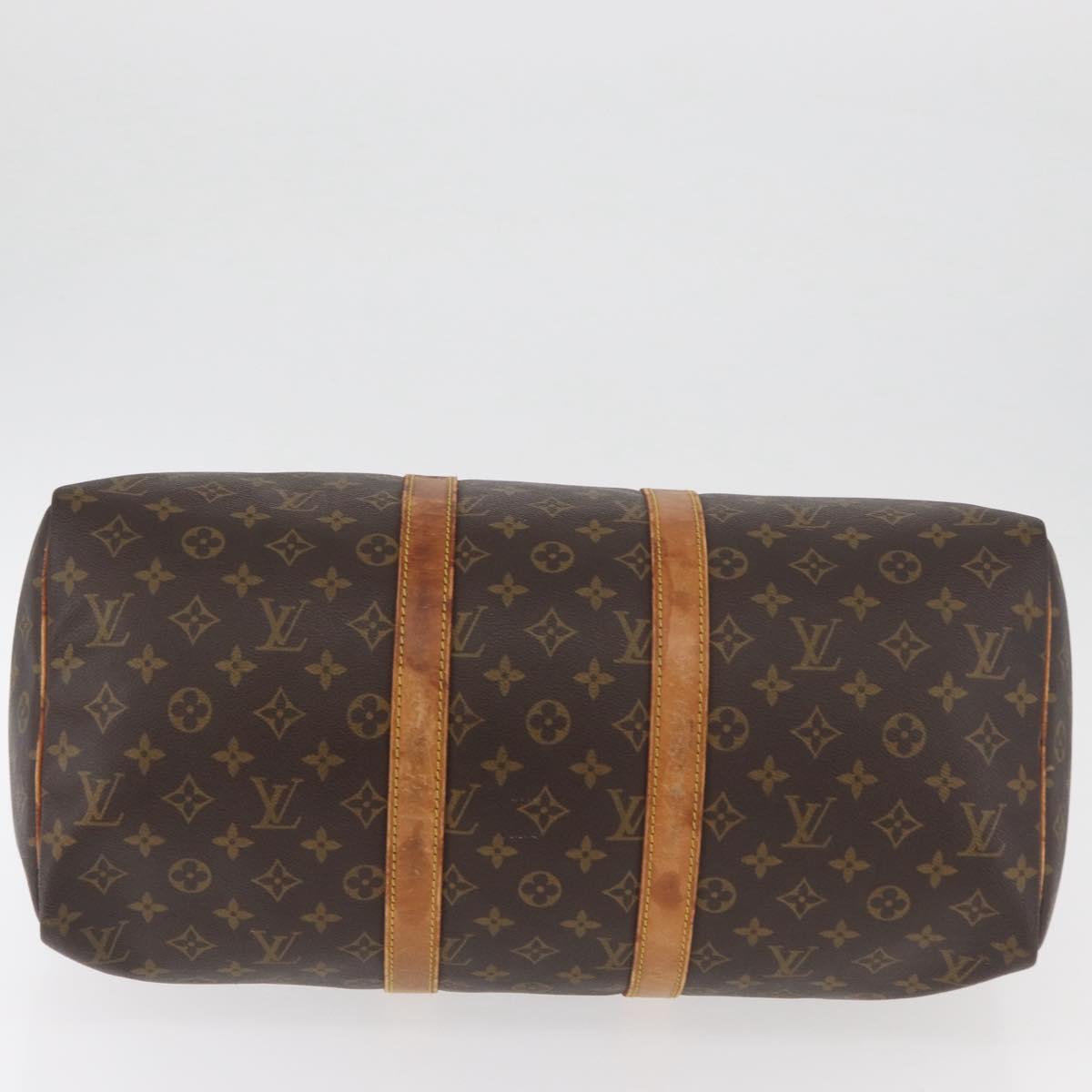 LOUIS VUITTON Monogram Keepall 45 Boston Bag M41428 LV Auth 181144
