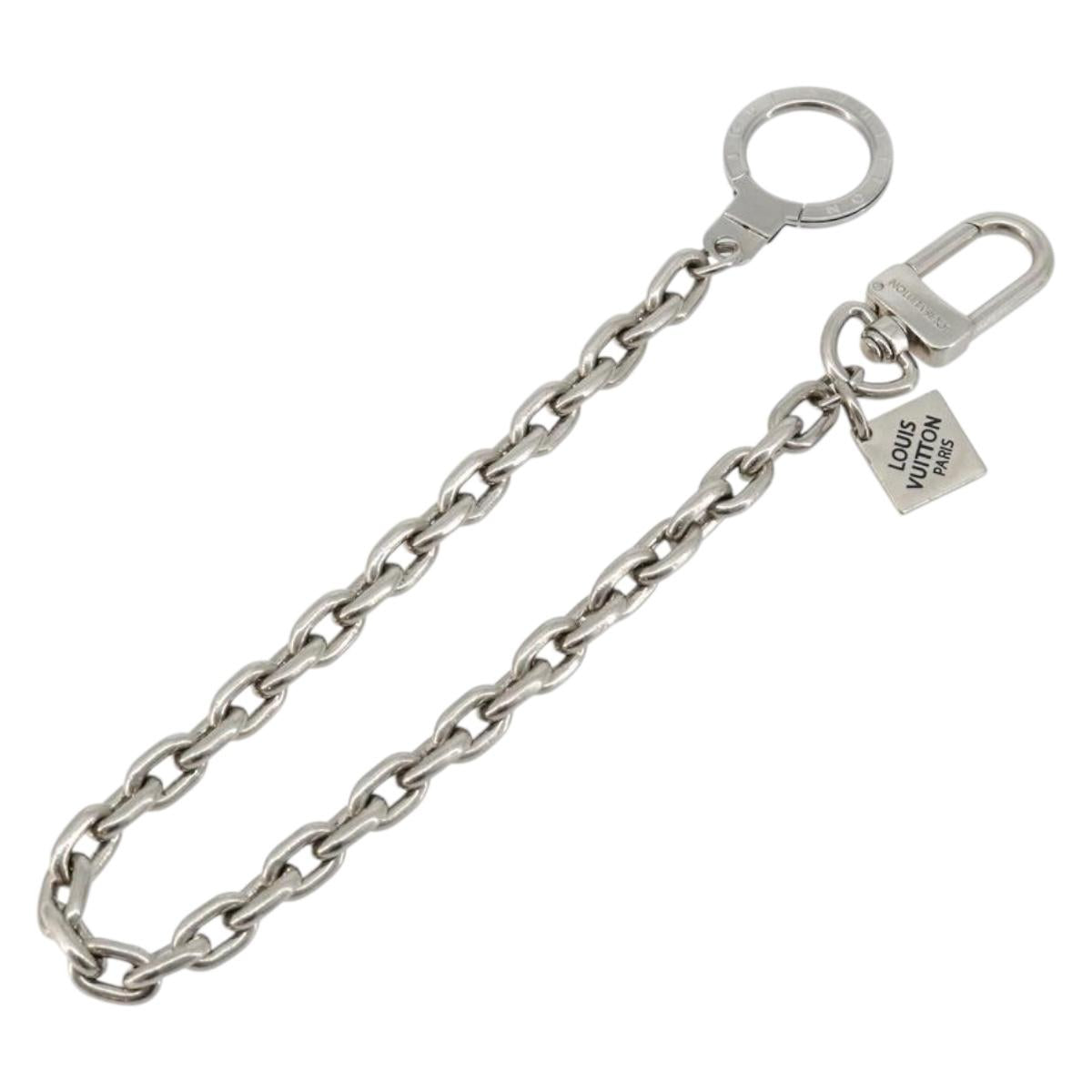 LOUIS VUITTON Chainne Anneau Cles Key Holder metal Silver M65774 LV Auth 181147