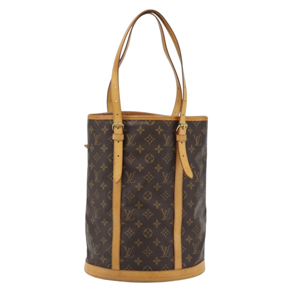 LOUIS VUITTON Monogram Bucket GM Shoulder Bag M42236 LV Auth 181152