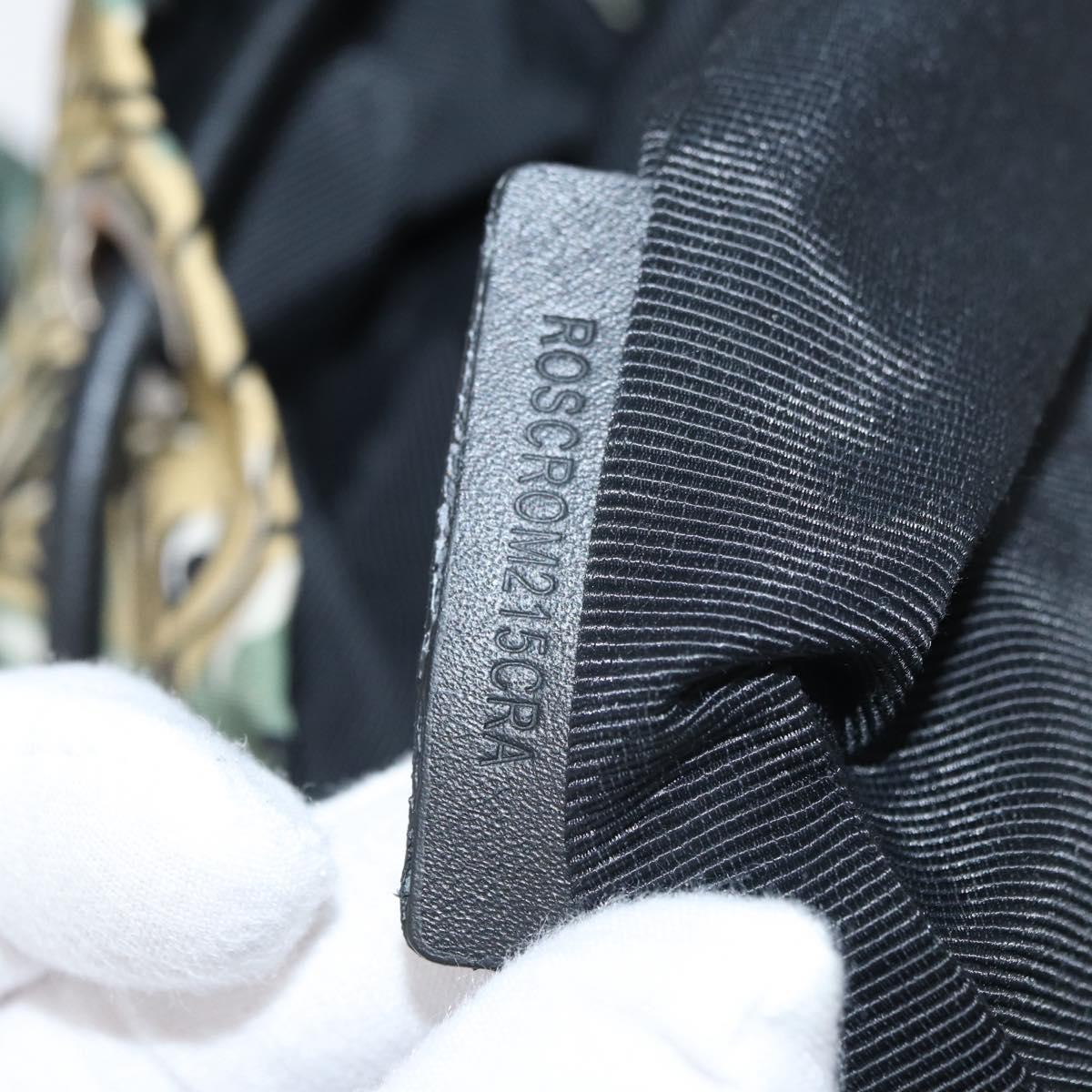 BURBERRY Backpack Nylon Green Silver Auth 181165A