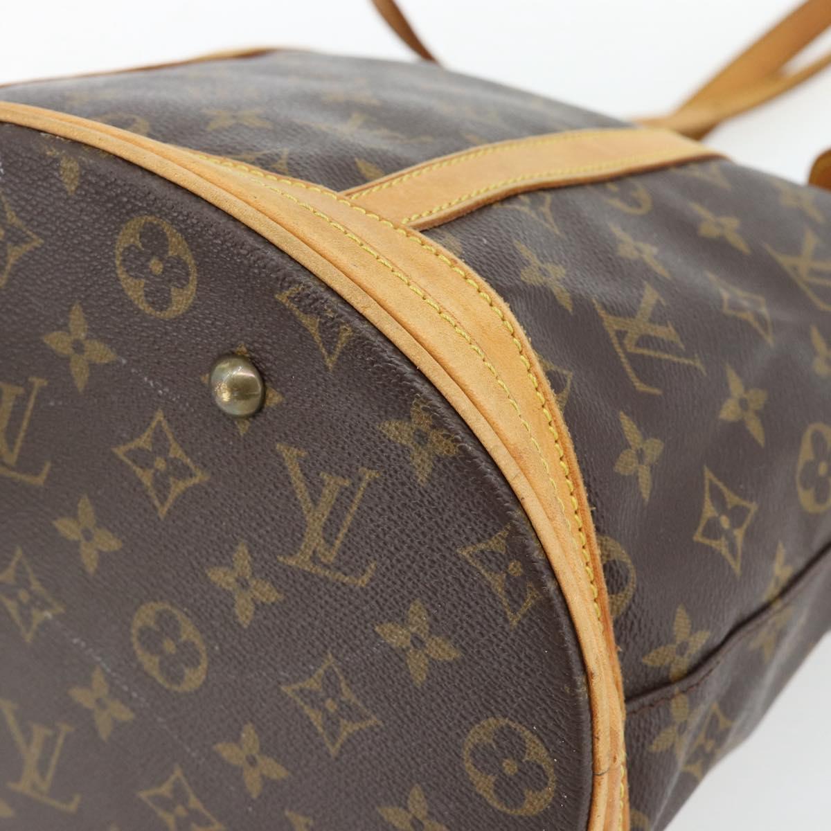 LOUIS VUITTON Monogram Bucket GM Shoulder Bag M42236 LV Auth 181169