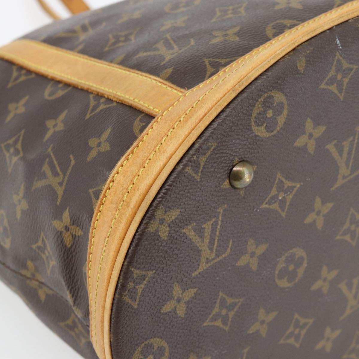 LOUIS VUITTON Monogram Bucket GM Shoulder Bag M42236 LV Auth 181169
