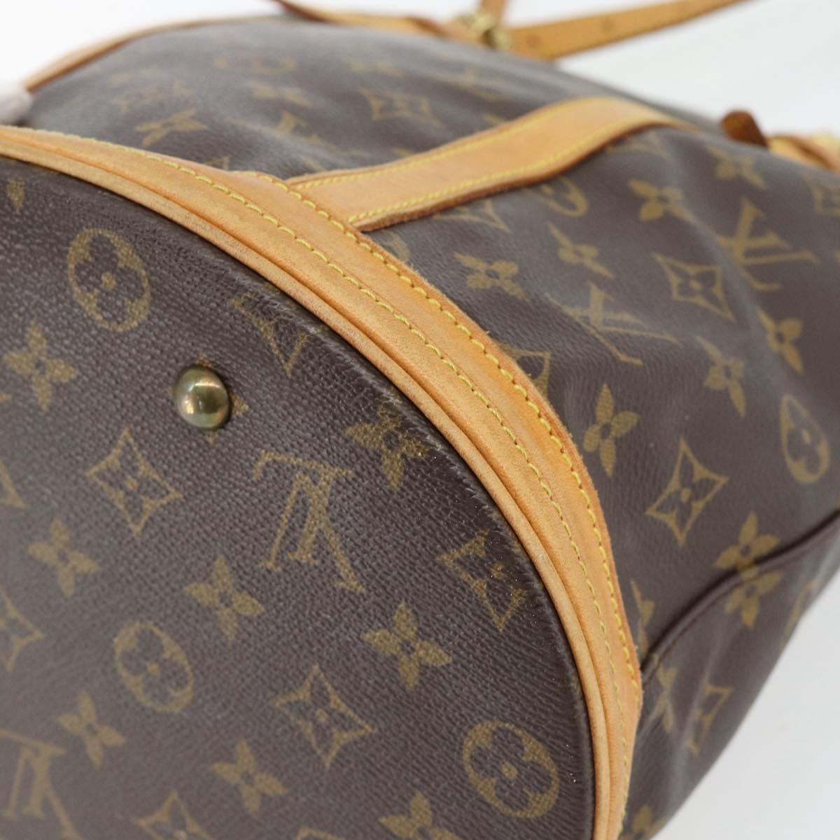 LOUIS VUITTON Monogram Bucket GM Shoulder Bag M42236 LV Auth 181169