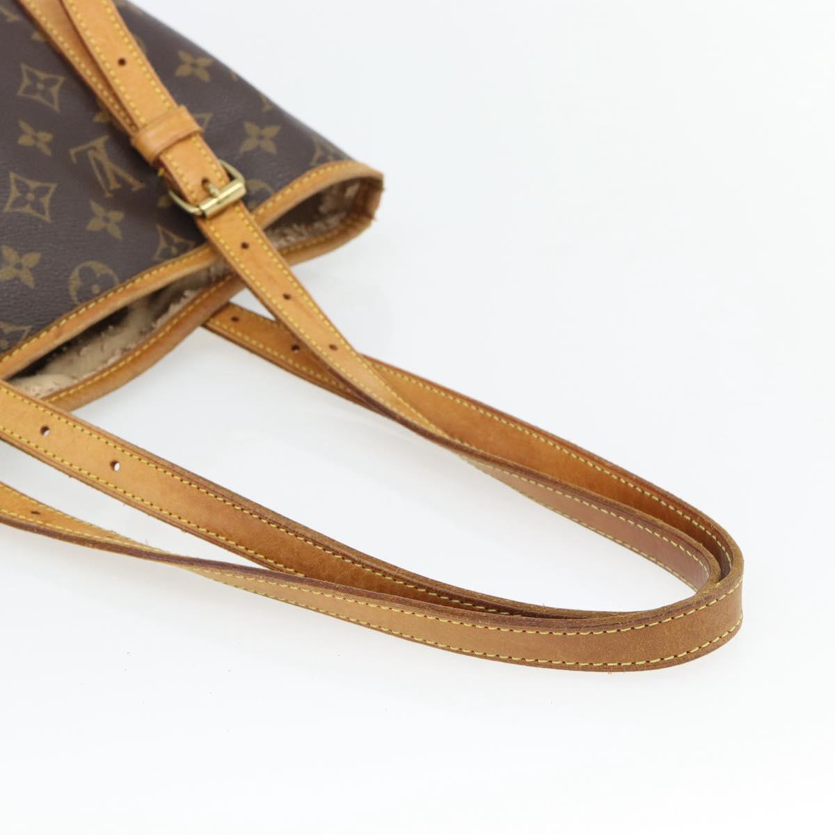 LOUIS VUITTON Monogram Bucket GM Shoulder Bag M42236 LV Auth 181169