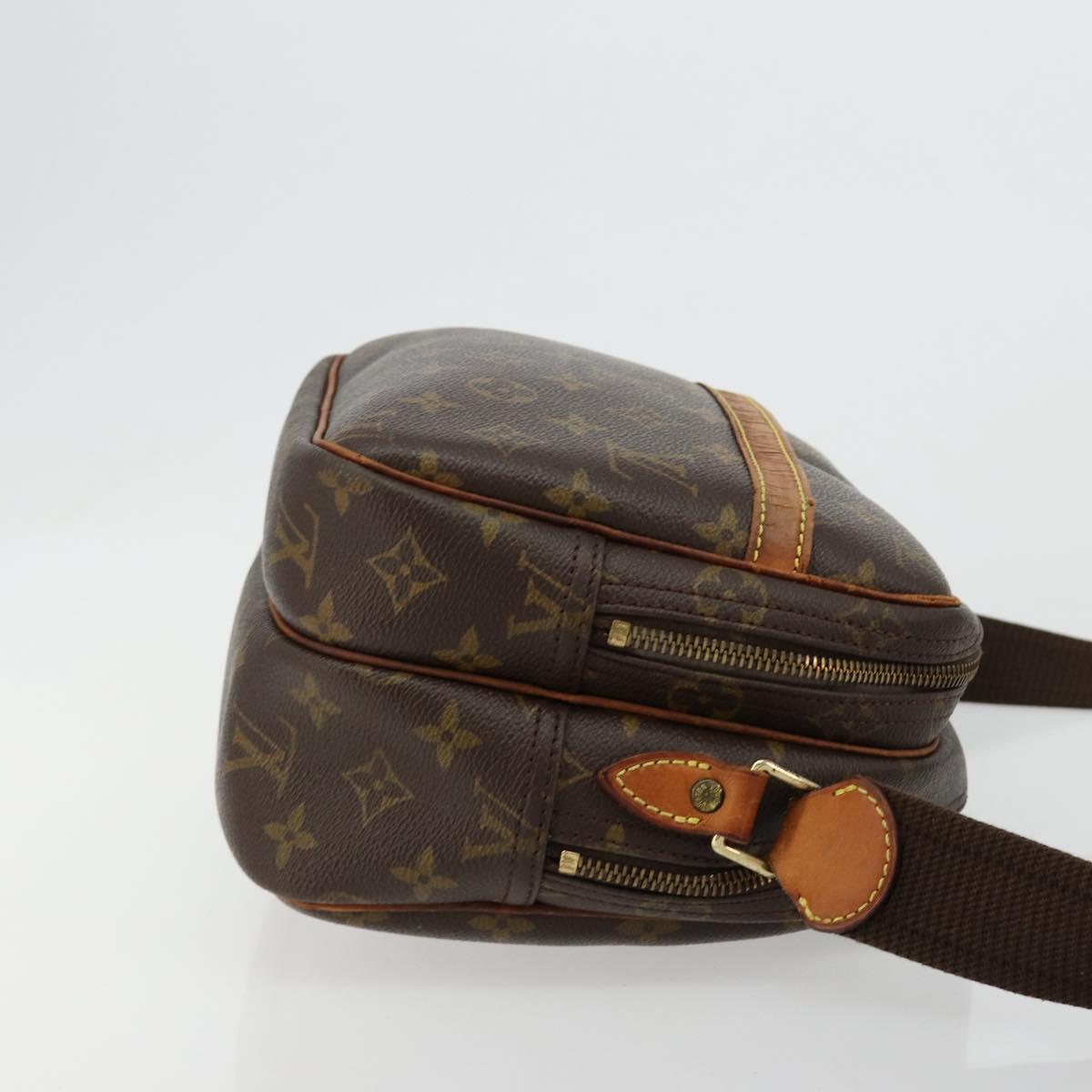 LOUIS VUITTON Monogram Reporter PM Shoulder Bag M45254 LV Auth 181184