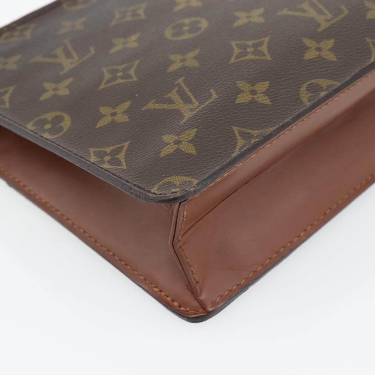 LOUIS VUITTON Monogram Pochette Homme Clutch Bag M51795 LV Auth 181185