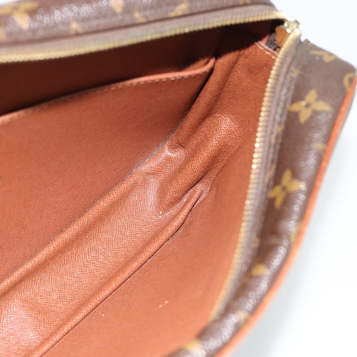 LOUIS VUITTON Monogram Compiegne 28 Clutch Bag M51845 LV Auth 181190