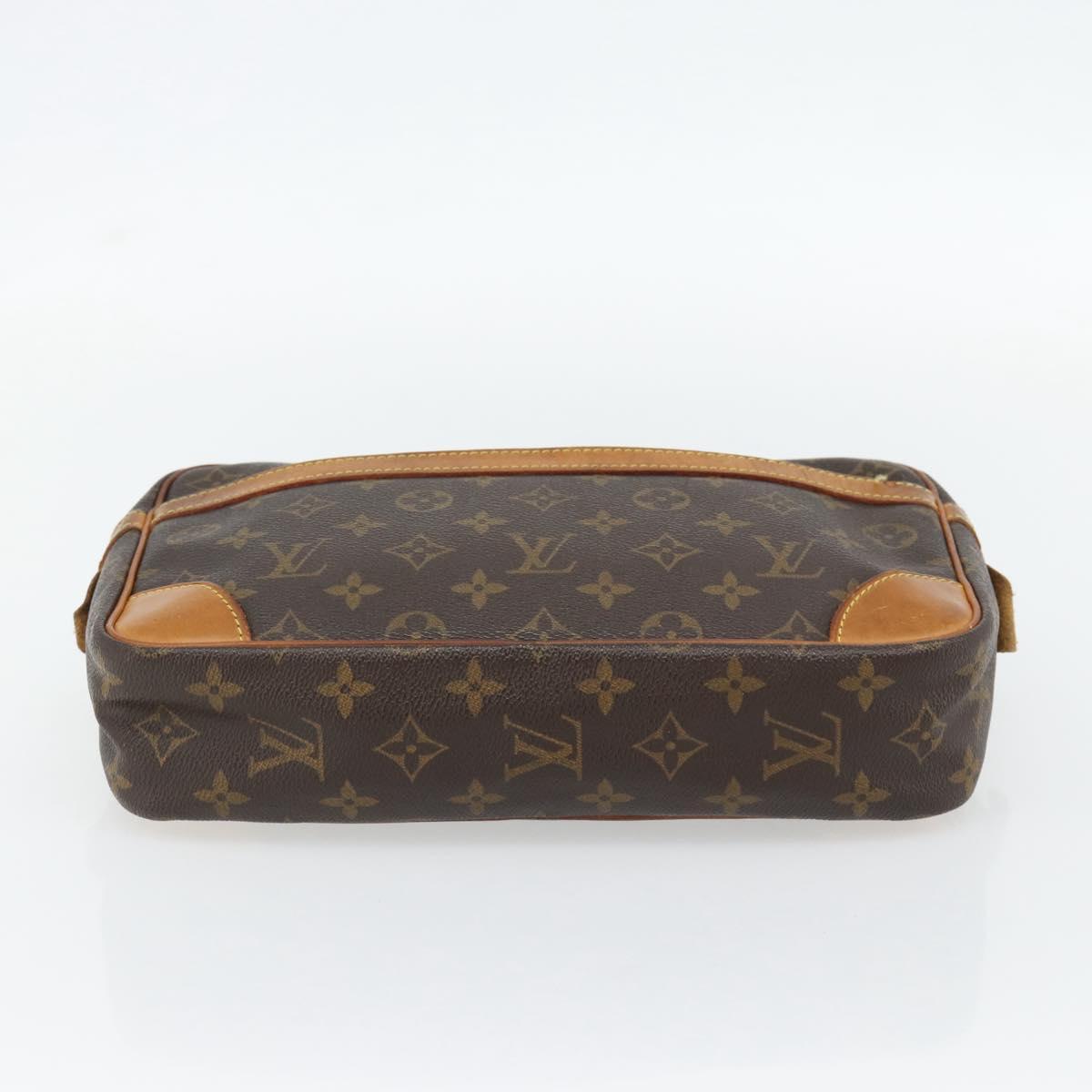 LOUIS VUITTON Monogram Compiegne 28 Clutch Bag M51845 LV Auth 181190
