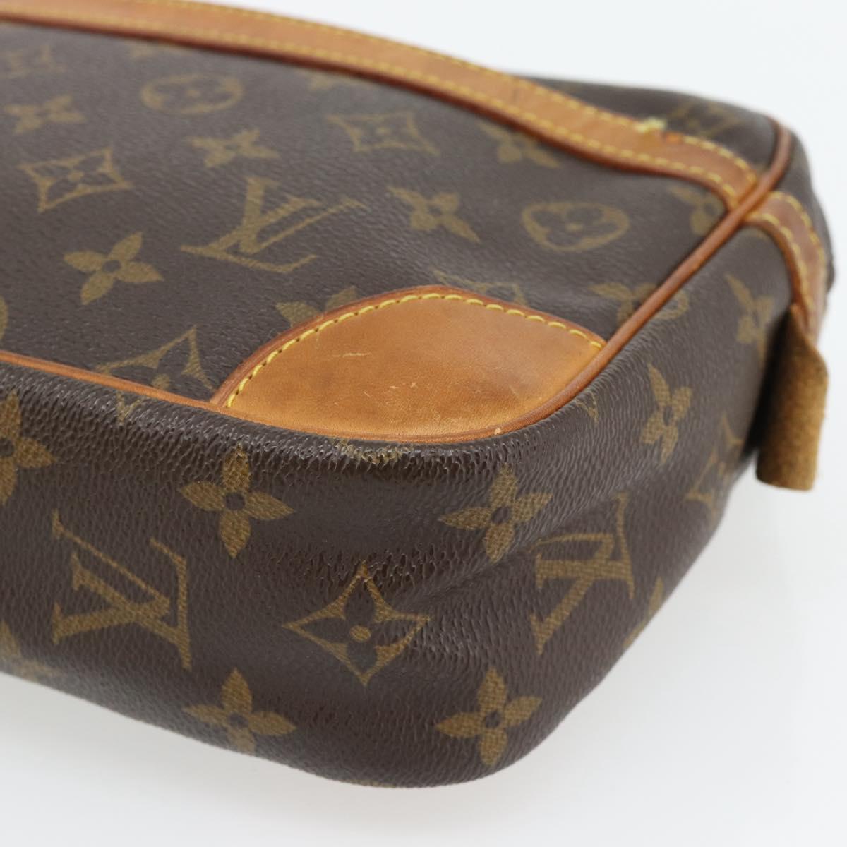 LOUIS VUITTON Monogram Compiegne 28 Clutch Bag M51845 LV Auth 181190