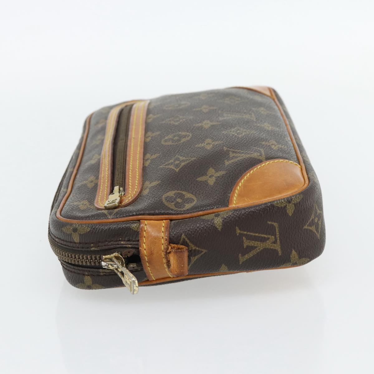 LOUIS VUITTON Monogram Clutch Bag 2 Set LV Auth 181191