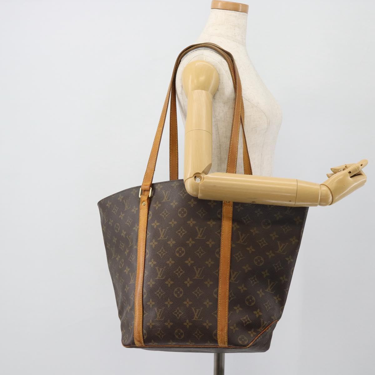 LOUIS VUITTON Monogram Sac Shopping Tote Bag M51108 LV Auth 181226