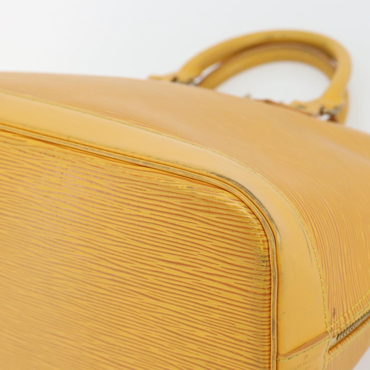 LOUIS VUITTON Epi Alma Hand Bag Yellow M52149 LV Auth 181229