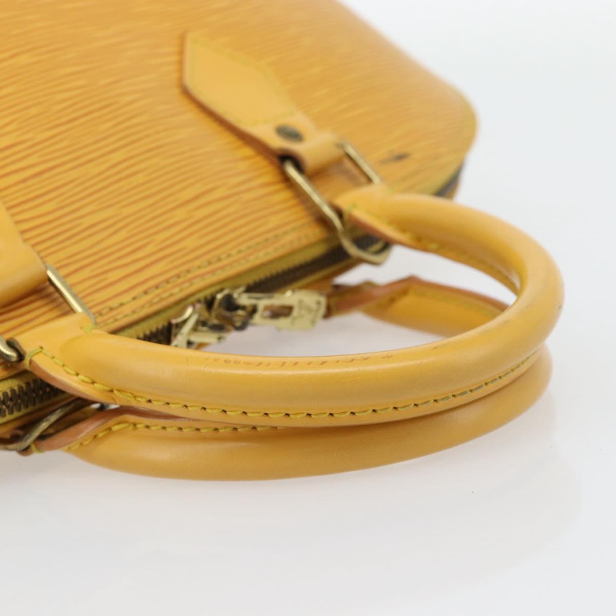 LOUIS VUITTON Epi Alma Hand Bag Yellow M52149 LV Auth 181229