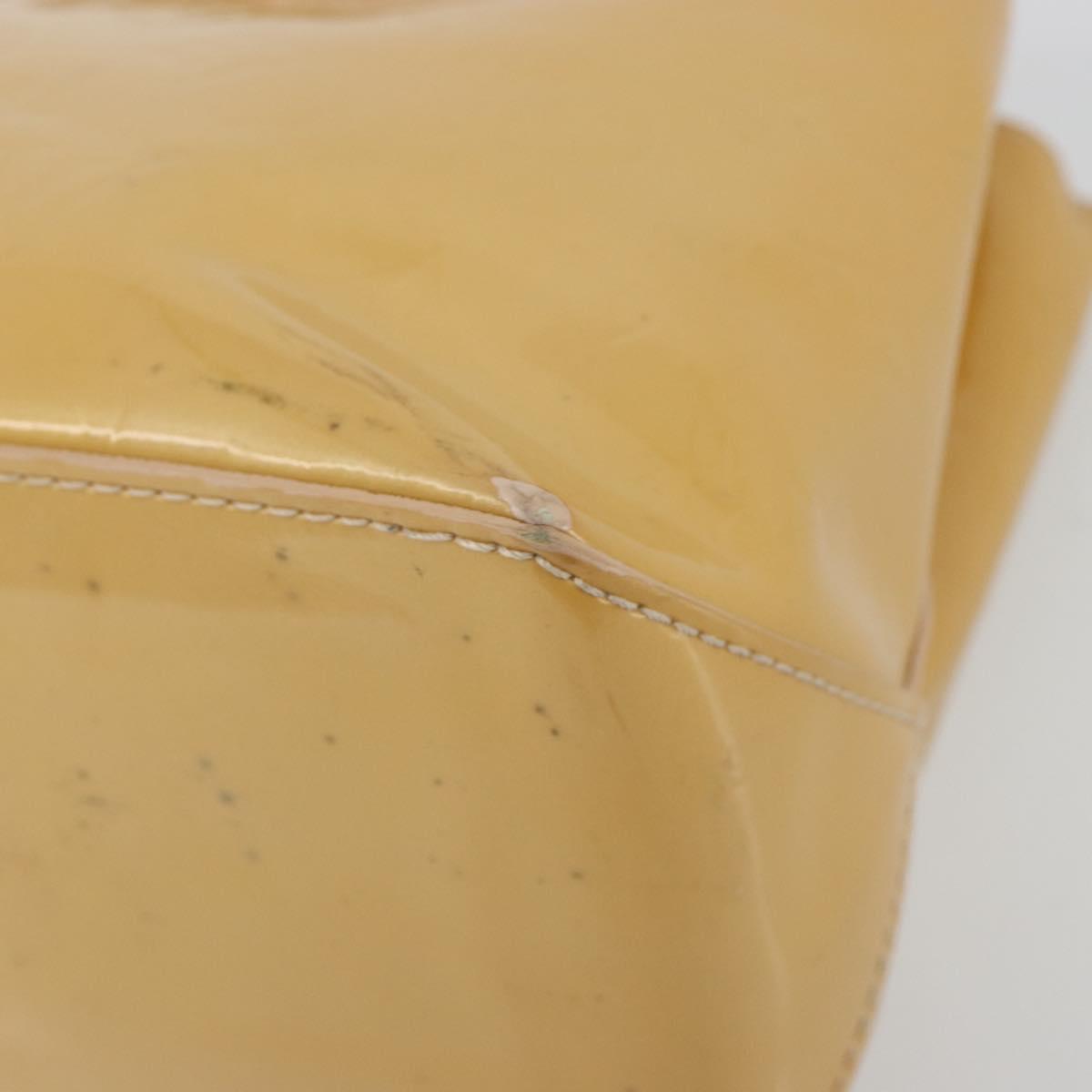LOUIS VUITTON Vernis Wilshire PM Hand Bag Veil Amplession M91643 LV Auth 181230