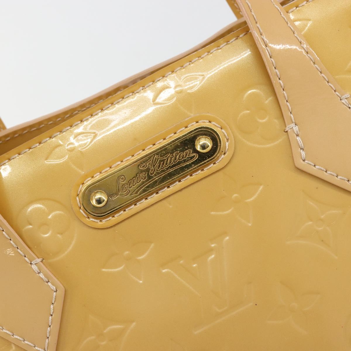 LOUIS VUITTON Vernis Wilshire PM Hand Bag Veil Amplession M91643 LV Auth 181230