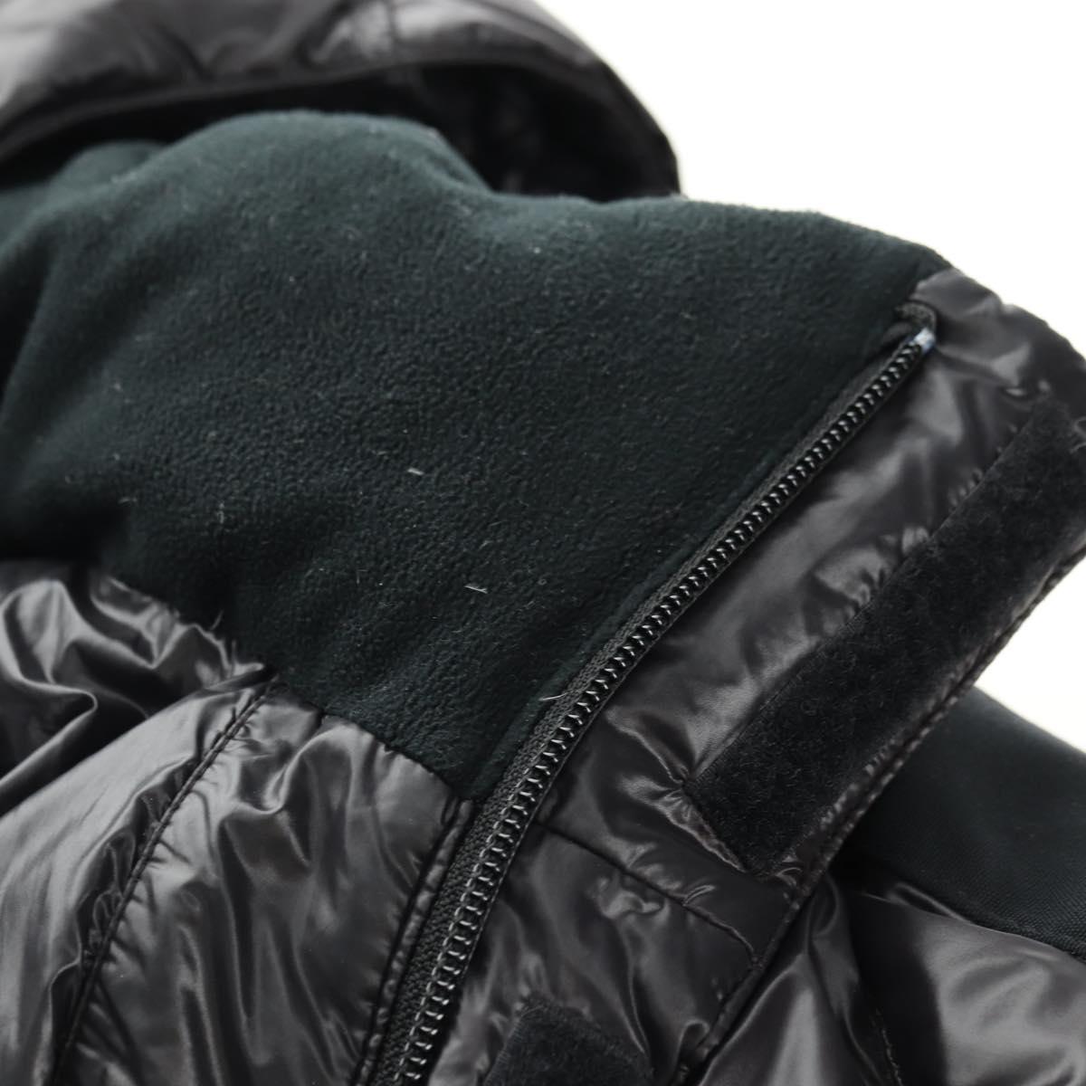 PRADA Sports Down Jacket Nylon Black Auth 181234A