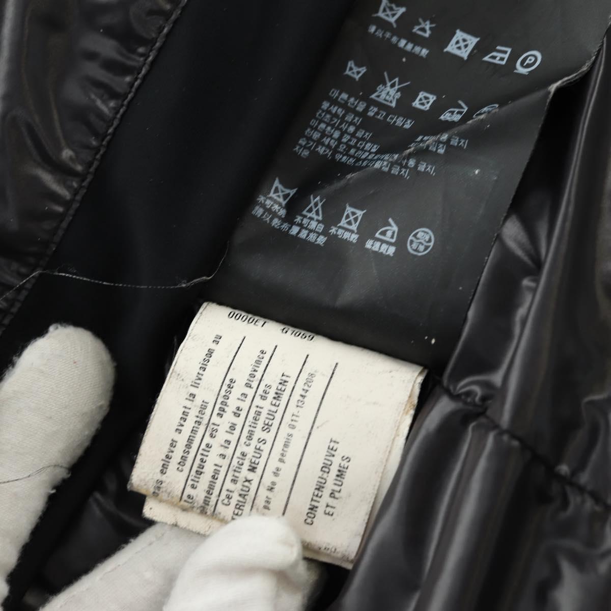 PRADA Sports Down Jacket Nylon Black Auth 181234A