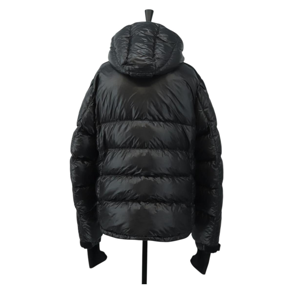 PRADA Sports Down Jacket Nylon Black Auth 181234A