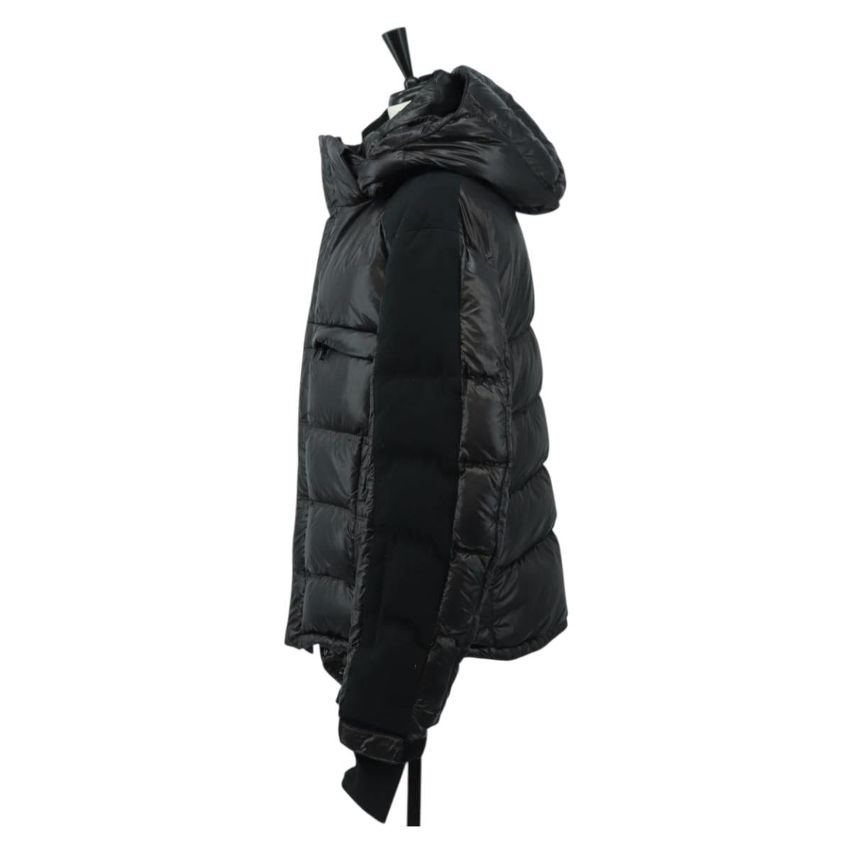 PRADA Sports Down Jacket Nylon Black Auth 181234A