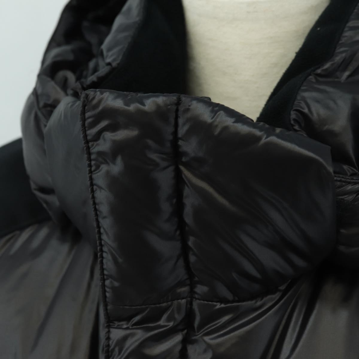 PRADA Sports Down Jacket Nylon Black Auth 181234A
