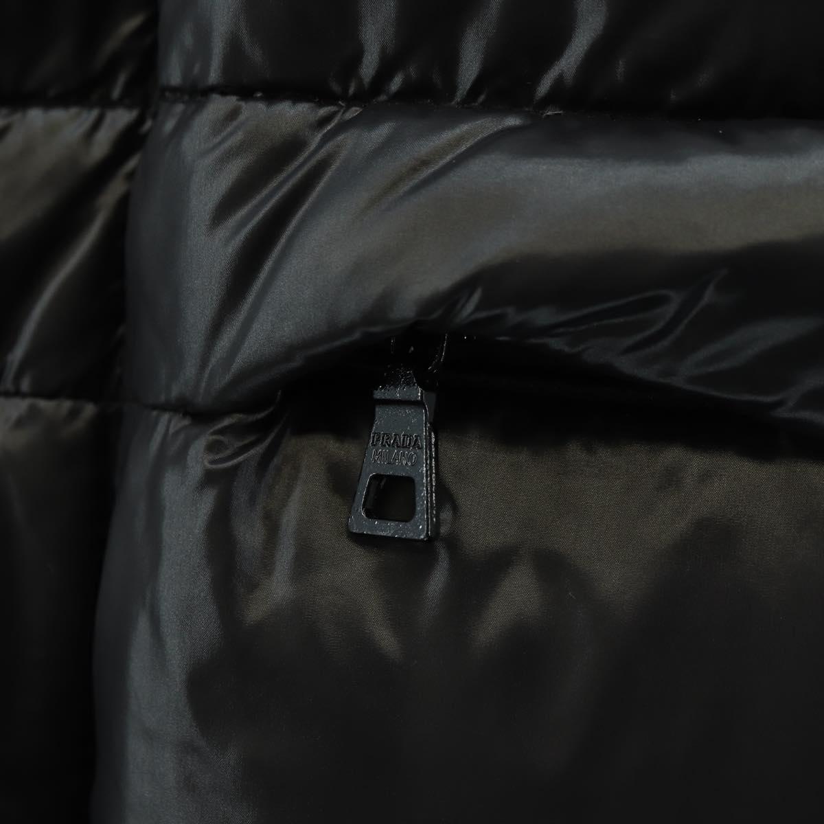 PRADA Sports Down Jacket Nylon Black Auth 181234A