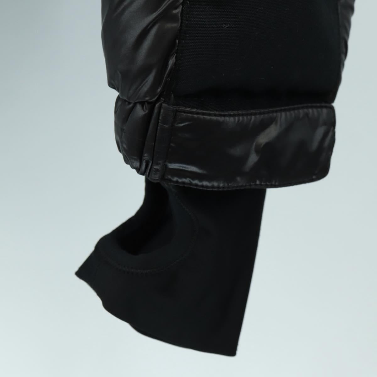 PRADA Sports Down Jacket Nylon Black Auth 181234A