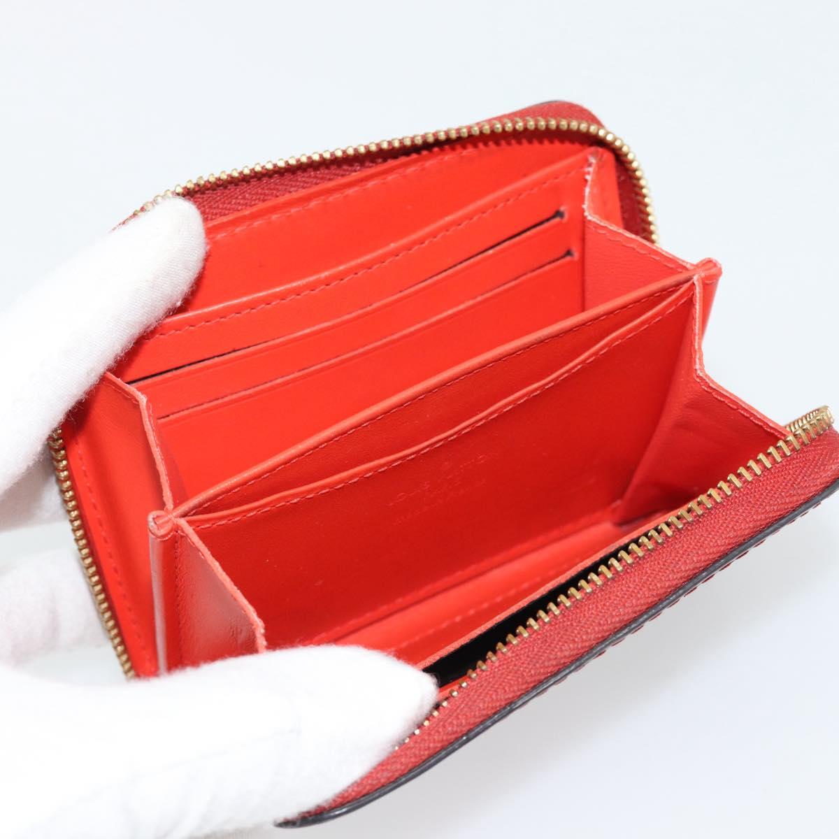 LOUIS VUITTON Vernis Valentine Limited Zippy Coin Purse Red M90523 Auth 181236A