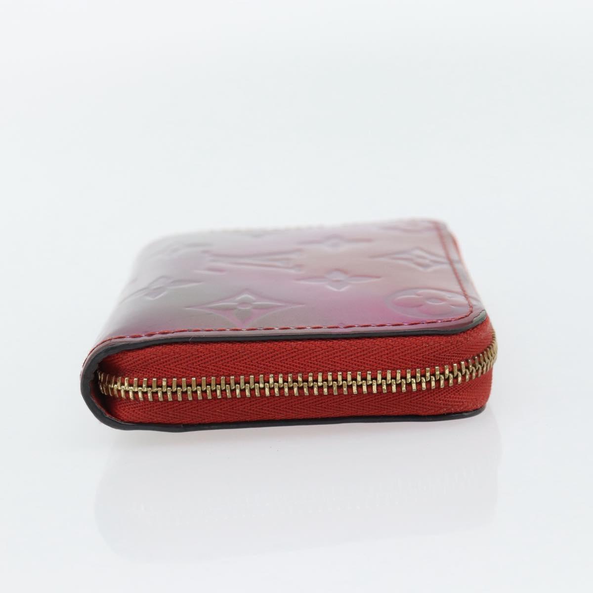 LOUIS VUITTON Vernis Valentine Limited Zippy Coin Purse Red M90523 Auth 181236A