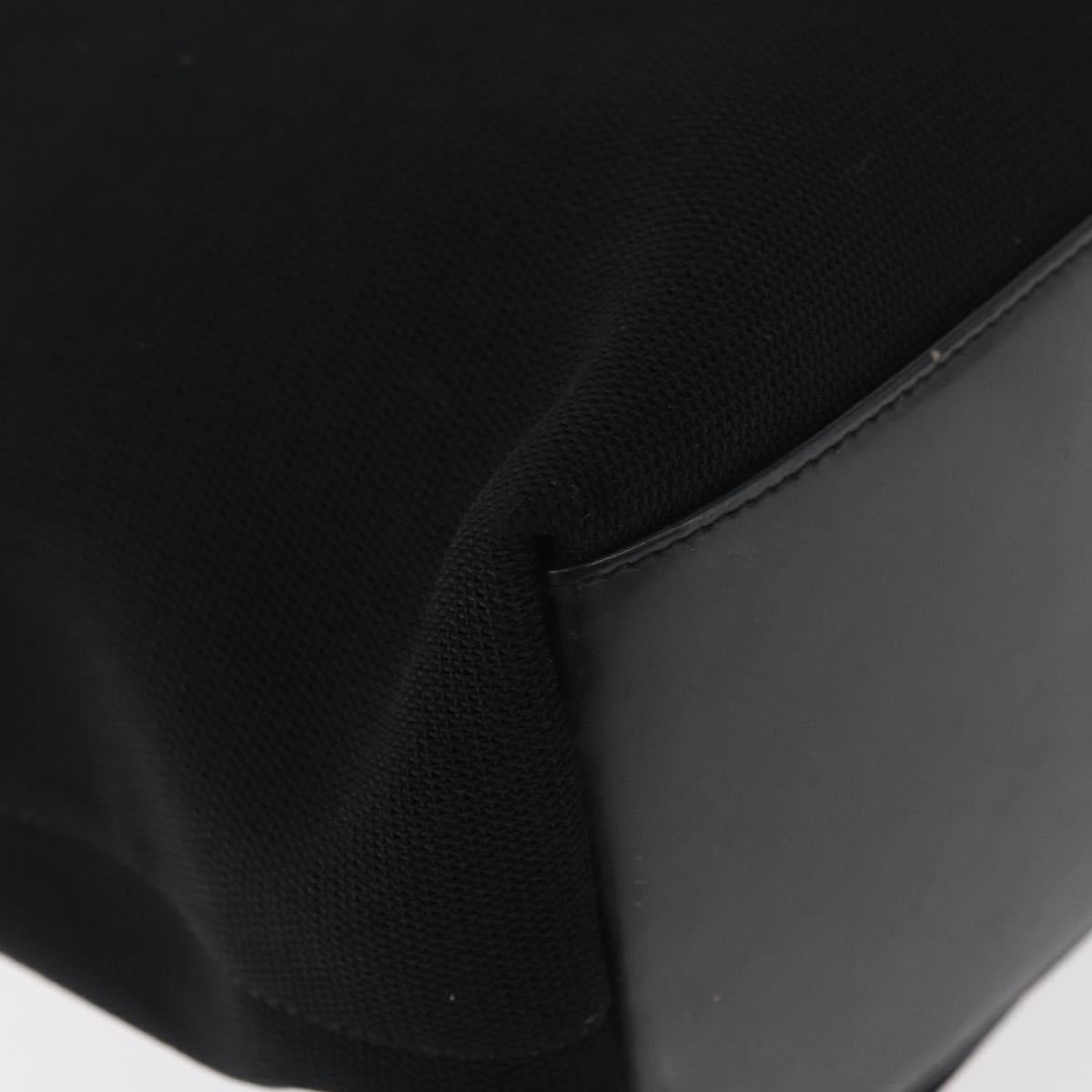 GUCCI Shoulder Bag Canvas Black Silver 001 3298 Auth 181270