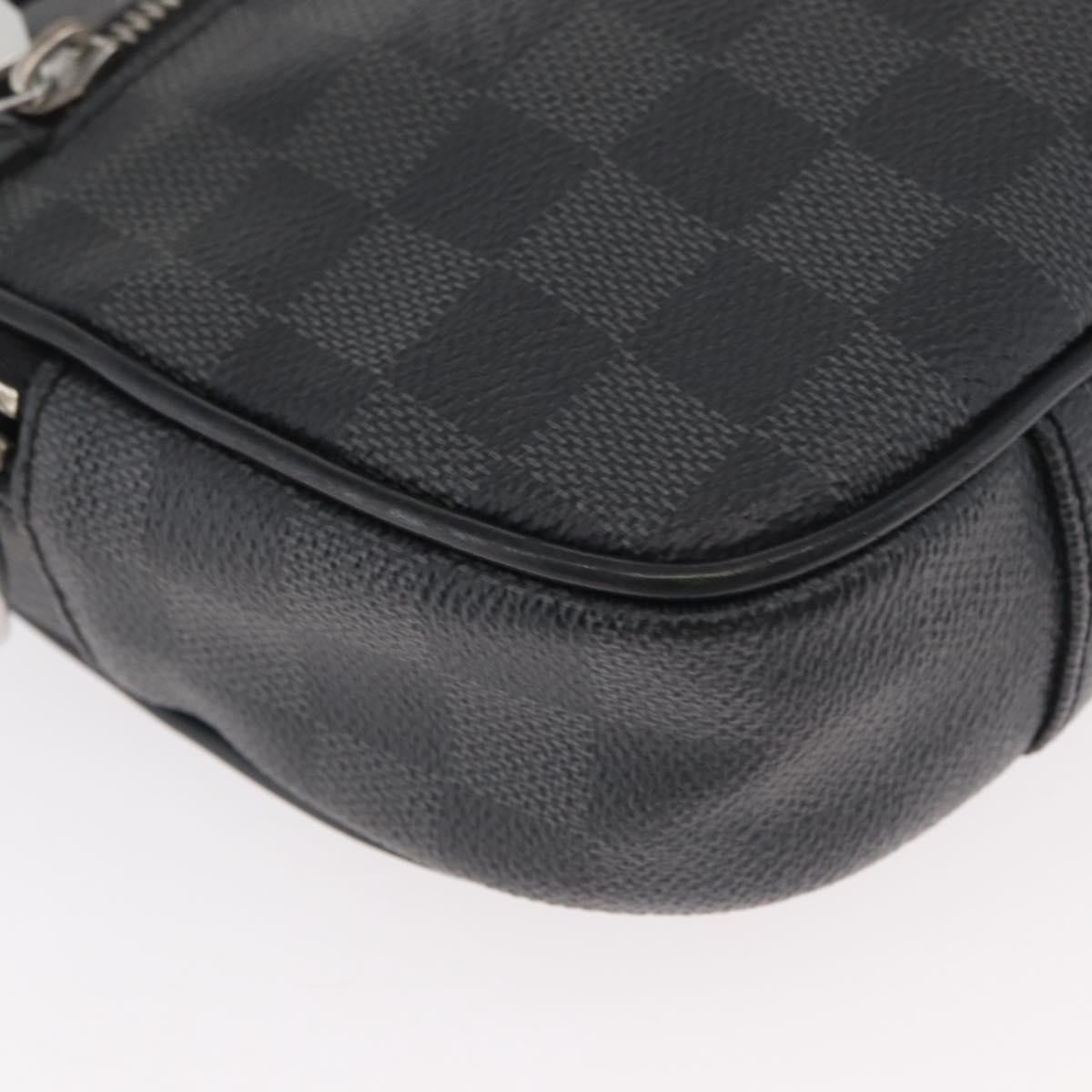 LOUIS VUITTON Damier Graphite Ambreil Shoulder Bag N41289 LV Auth 181307