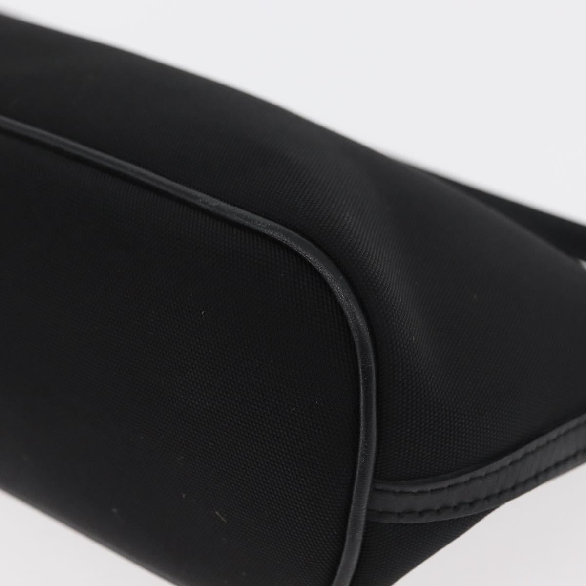 GUCCI Accessory Pouch Nylon Black Gold 0391103 Auth 181313A