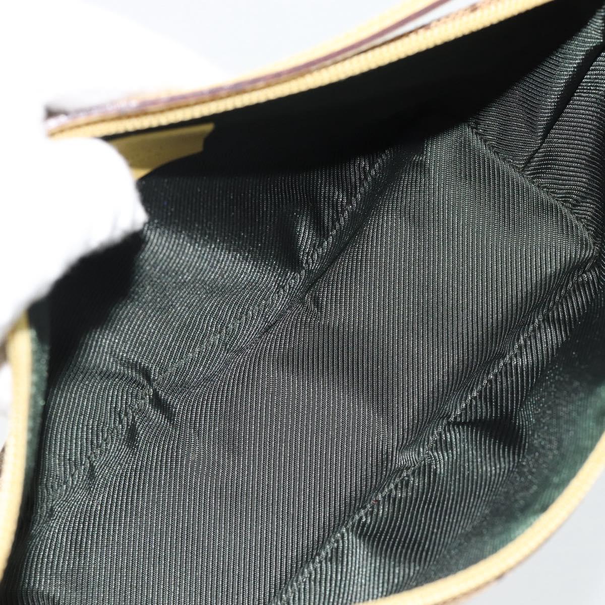GUCCI GG Canvas Accessory Pouch Beige 07198 Auth 181316A
