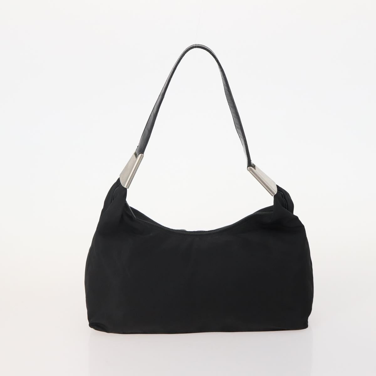 PRADA Shoulder Bag Nylon 2 Set Black Auth 181336